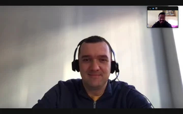 Online English lesson with Marvin · 06