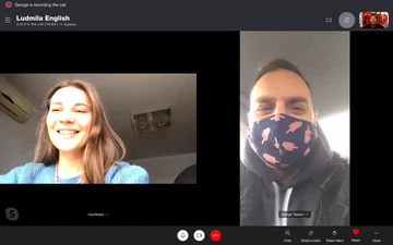 Online English lesson with Marvin · 18