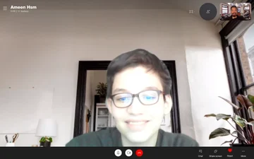 Online English lesson with Marvin · 21