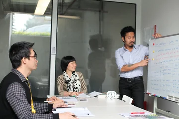 Me teaching at Geometry group