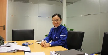 My student Demi at Samsung
